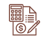 Lanlex ícono calculadora y documentos